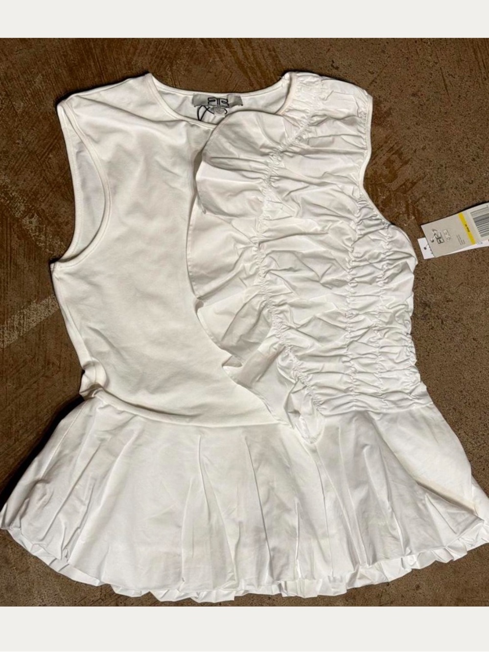 Robert Rodriguez White Poplin Top